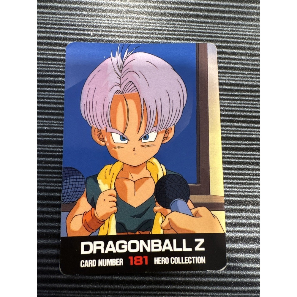 Dragon Ball Z DBZ Hero Collection 2001 Card Number 181 ArtBox Trunks Mr Satan